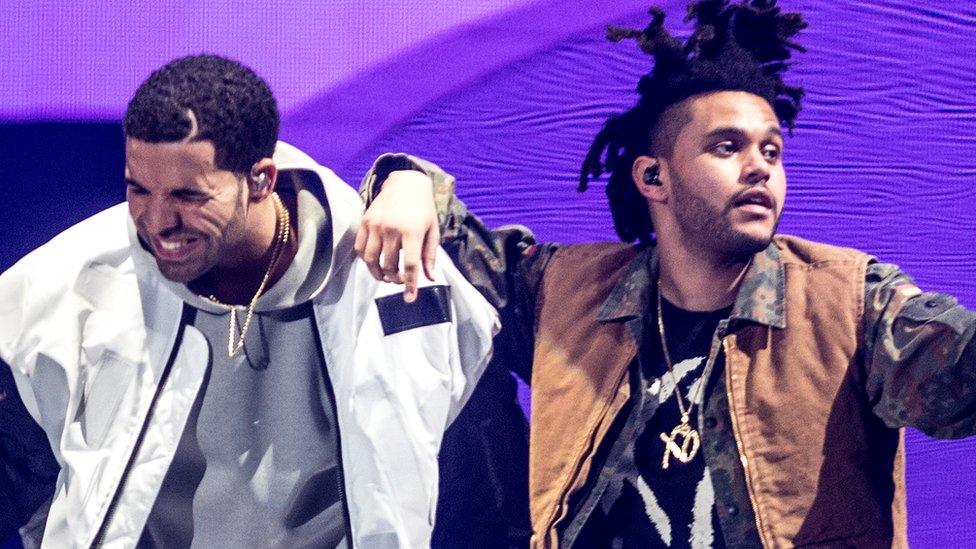 Drake and The Weeknd