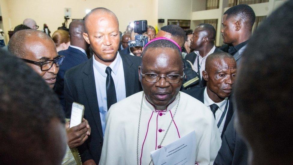 President of the National Episcopal Conference of Congo, Archbishop Marcel Utembi, 30 Dec 2016