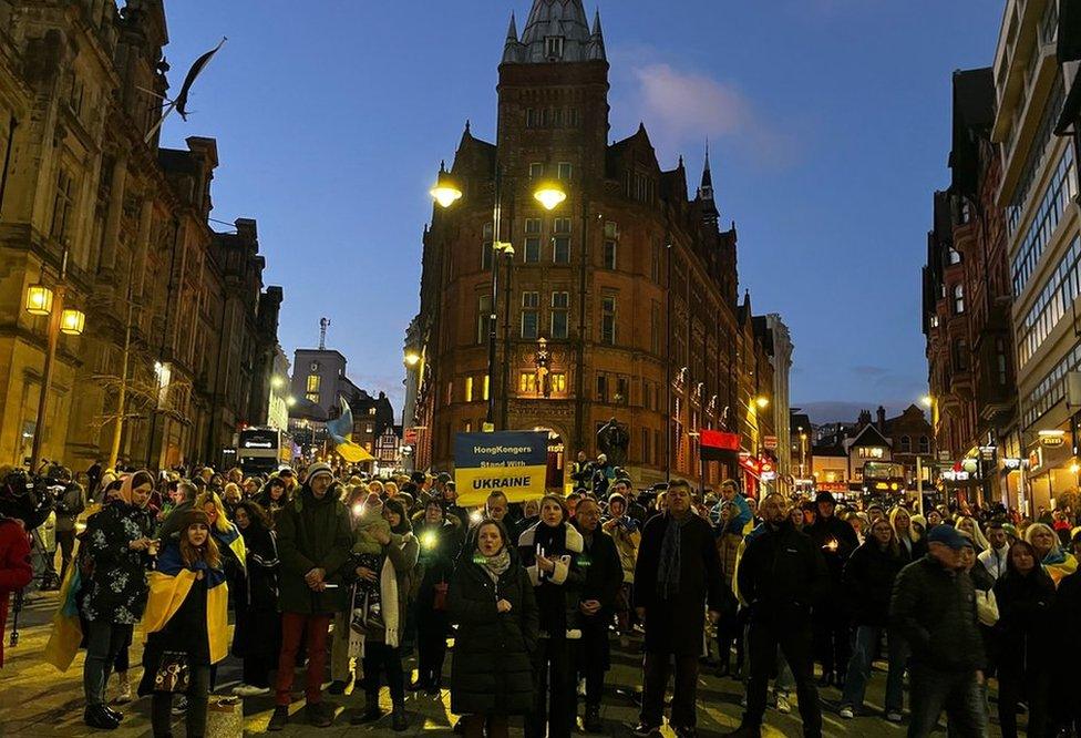 Nottingham Ukraine demo