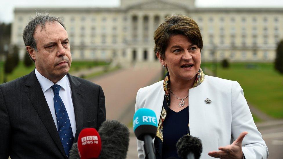 Nigel Dodds and Arlene Foster