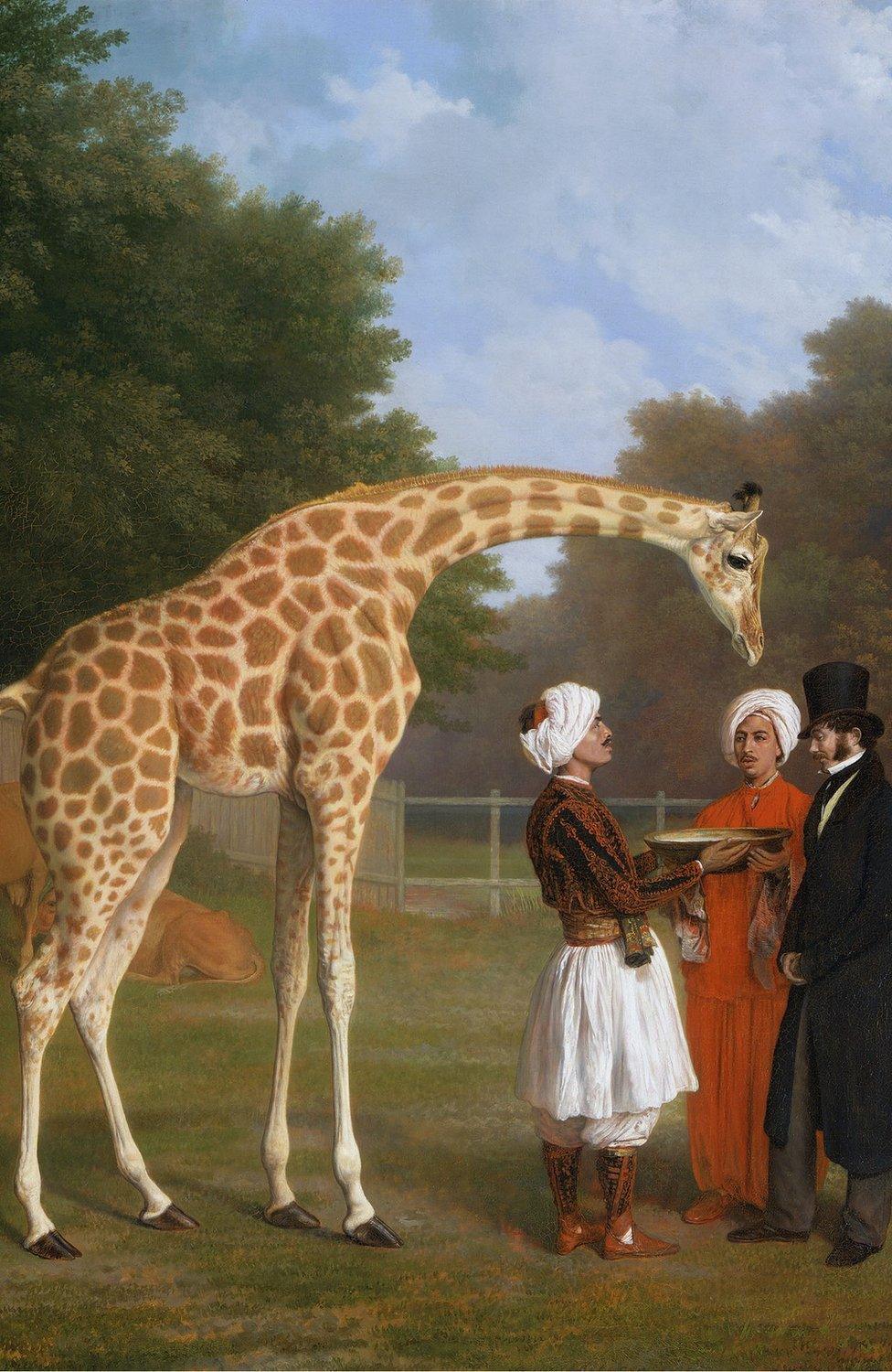 The Nubian Giraffe, Jacques-Laurent Agasse, 1827