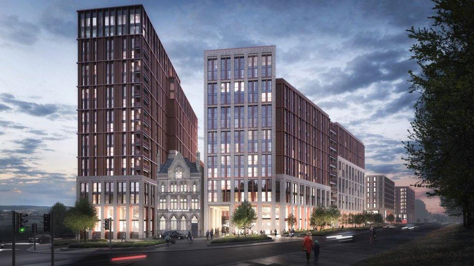 Artist's impression of the Great George Street Project