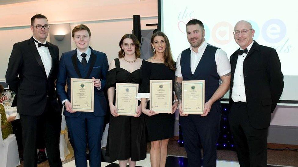 The Emergency Care Assistants at their graduation