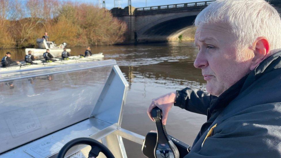 Richard Sinnott, co-founder of Warrington Youth Rowing Club