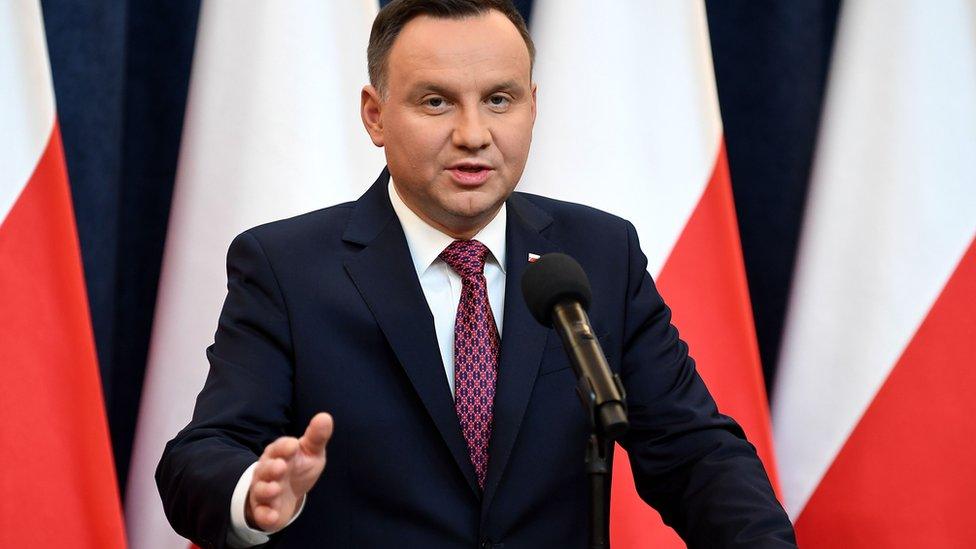 Poland's President Andrzej Duda