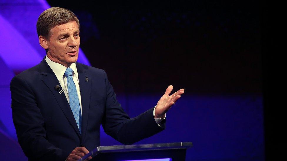 Bill English takes part in the first leaders' debate