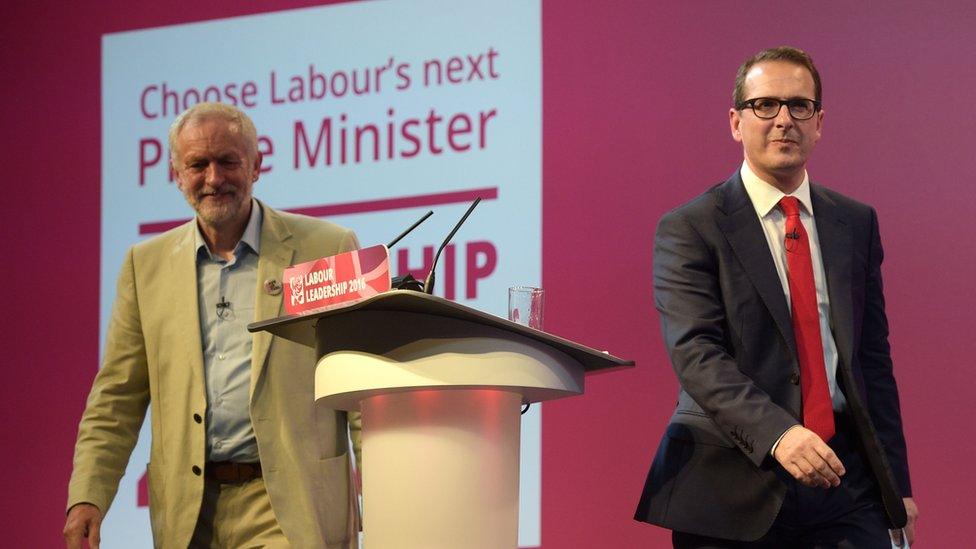 Jeremy Corbyn and Owen Smith