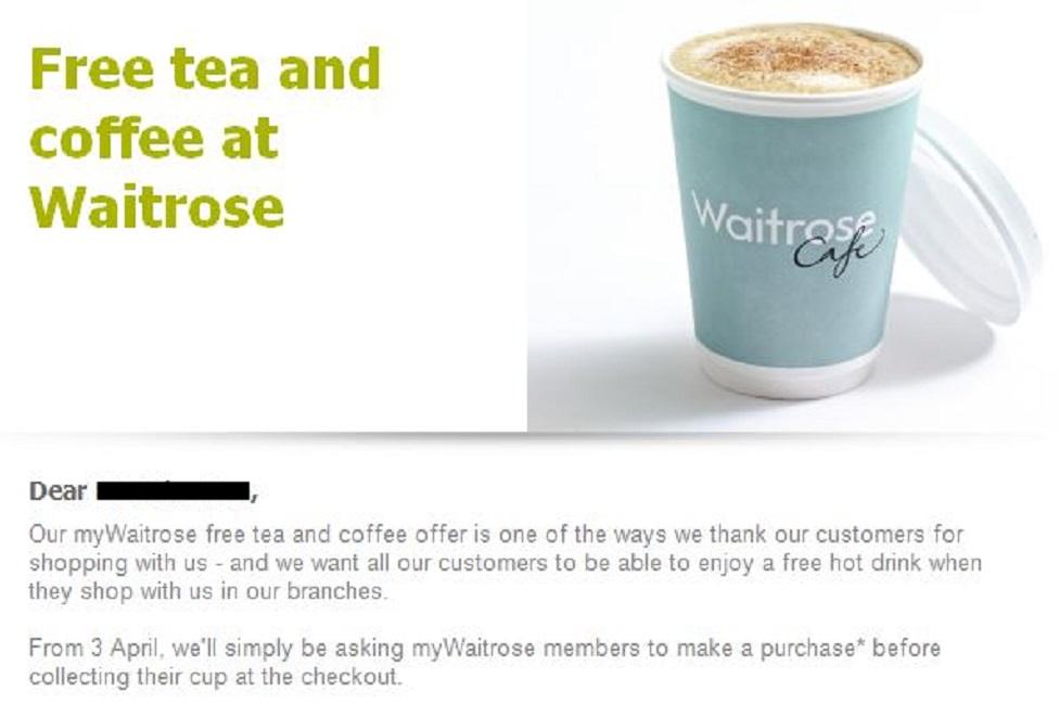 MyWaitrose email