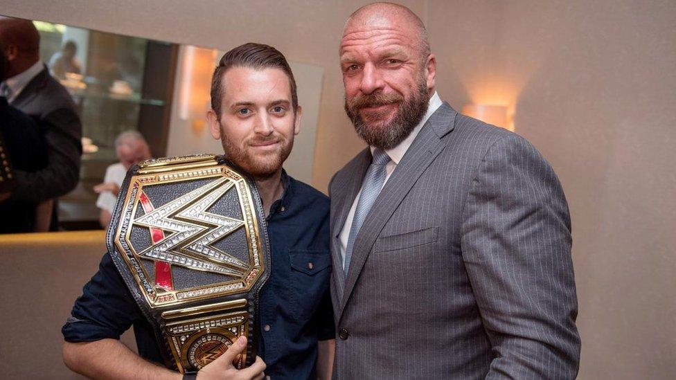 Charlie Guenigault and Triple H