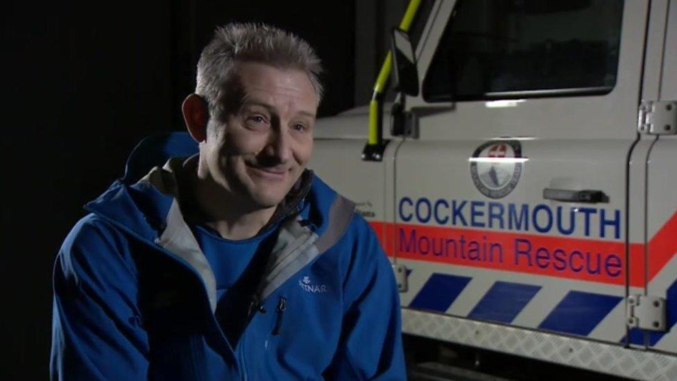 Mike Park, Cockermouth Mountain Rescue team leader