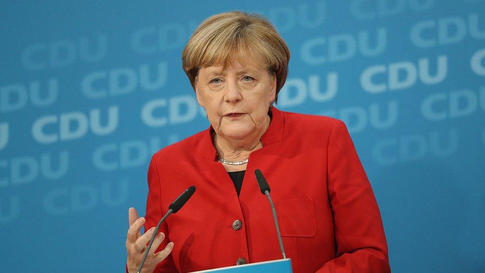 German Chancellor and Chairwoman of the German Christian Democrats (CDU) Angela Merkel