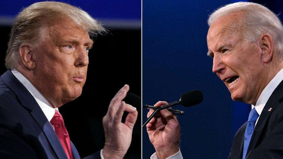 Donald Trump and Joe Biden