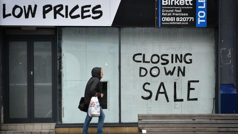 Closed shop in Sunderland