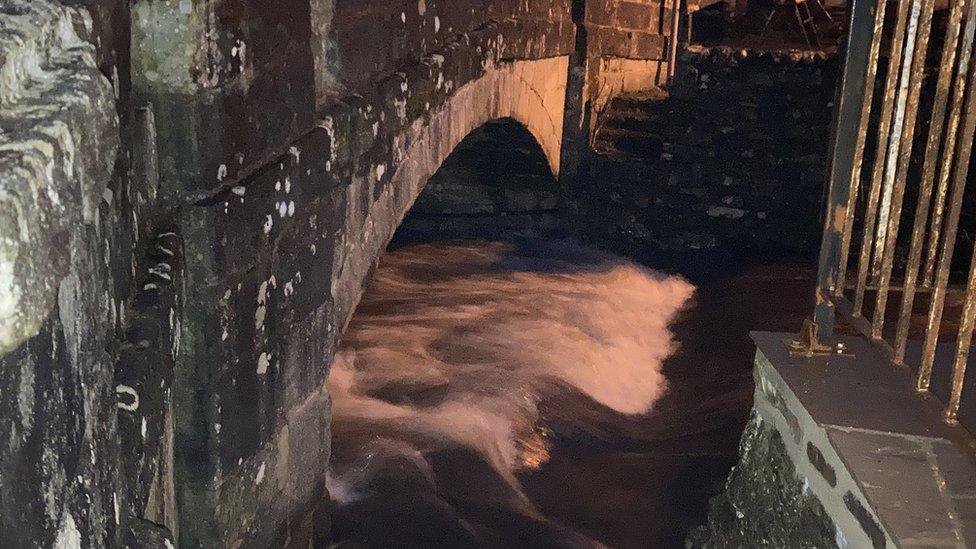 High water levels at Kettlewell