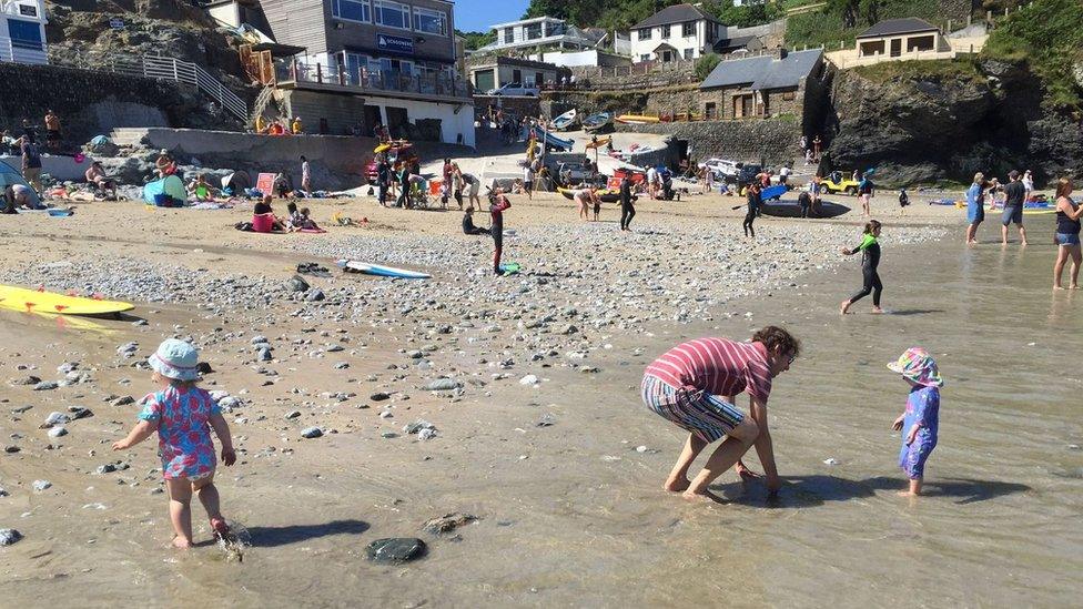 St Agnes beach