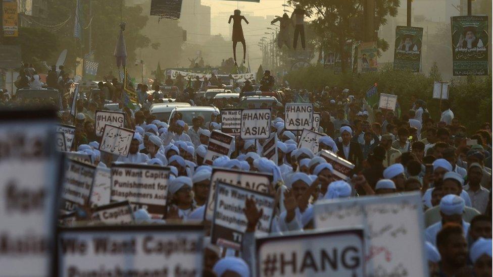 Protests against the Asia Bibi