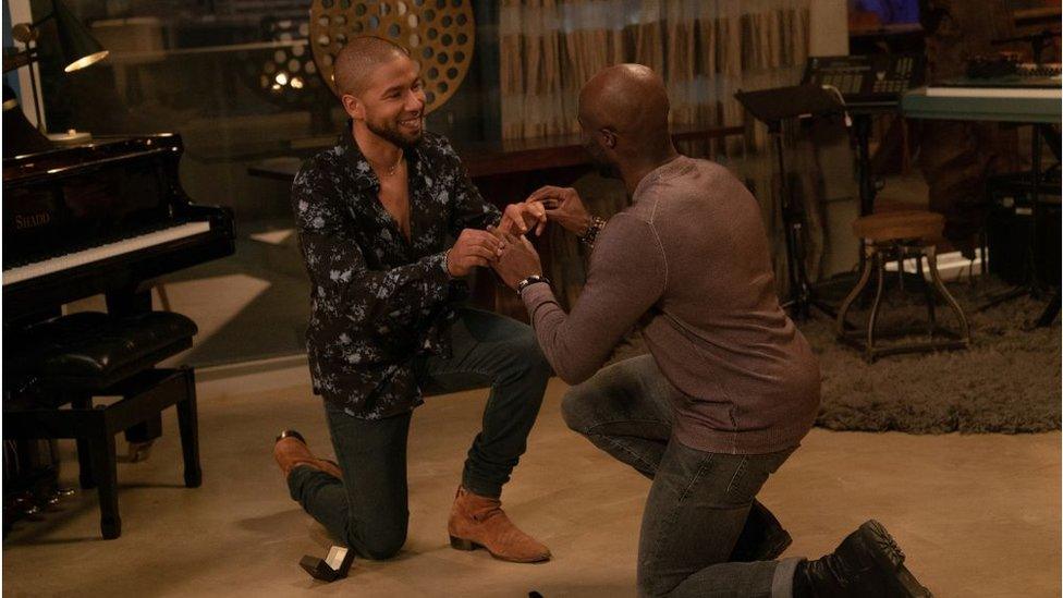 Jussie Smollett still from Empire show