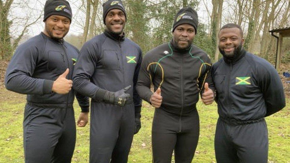 (L-R) Ashley Watson, Matthew Wekpe, Nimroy Turgott and Shanwayne Stephens