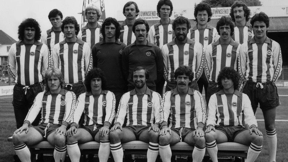 The Brighton team in 1979