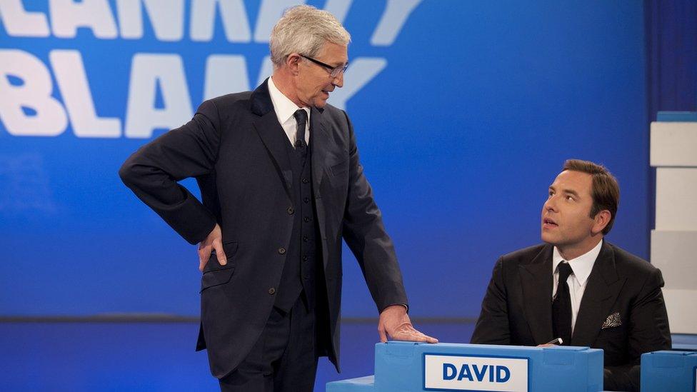 David Walliams and Paul O'Grady on Blankety Blank