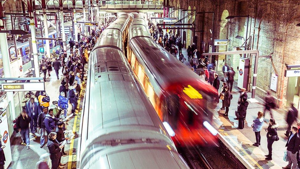 Farringdon Tube station in London