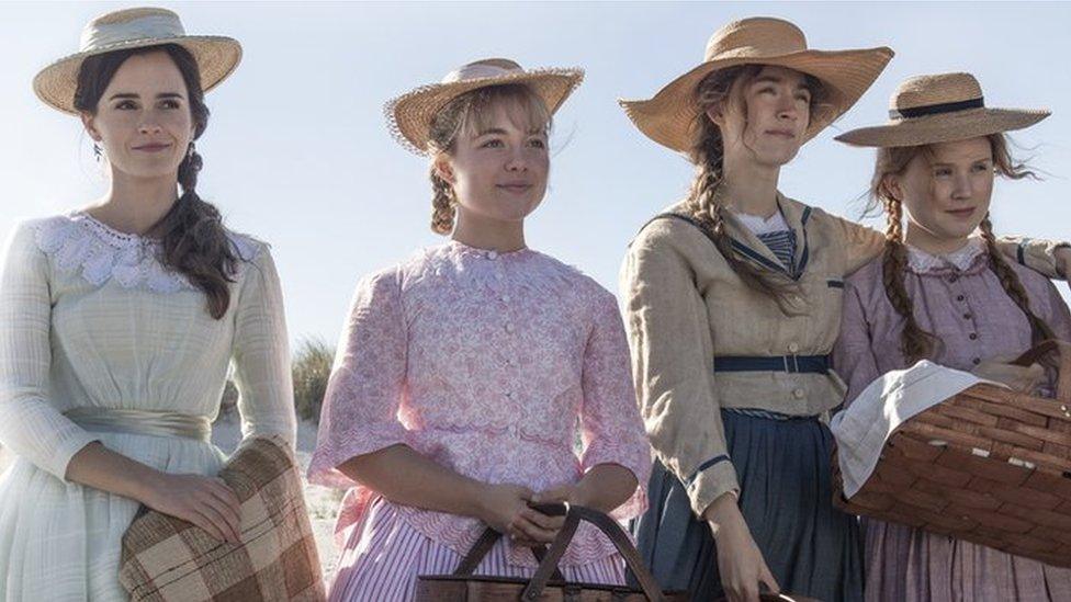 Emma Watson, Florence Pugh, Saoirse Ronan and Eliza Scanlon in Little Women