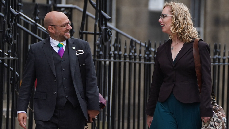 Patrick Harvie and Lorna Slater