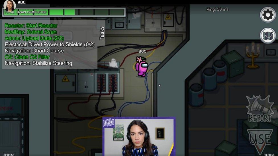 Screenshot of the stream