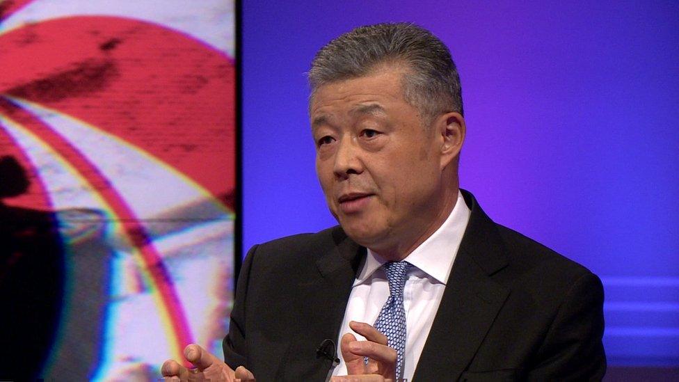 Liu Xiaoming spoke to 鶹ҳ's Newsnight programme