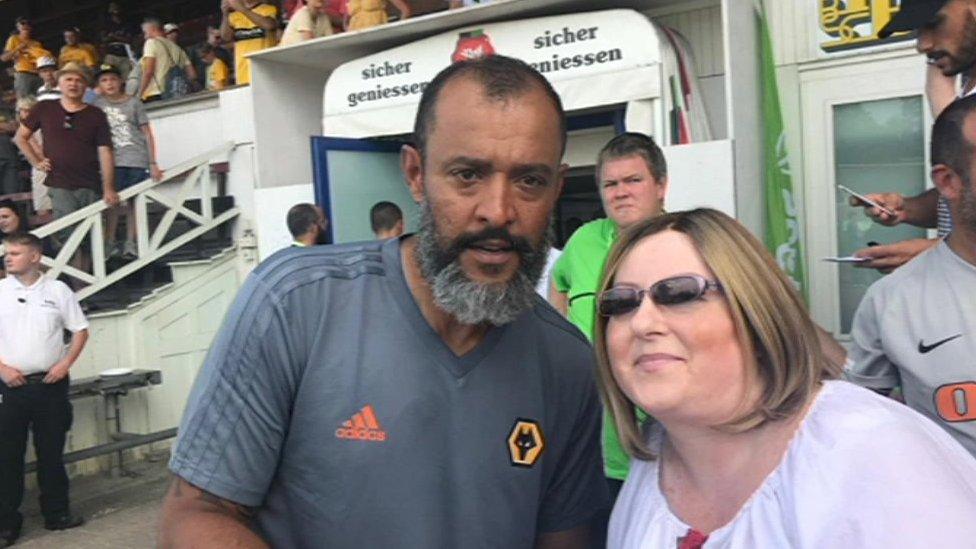 Claire Elliott and Wolverhampton Wanderers' manager