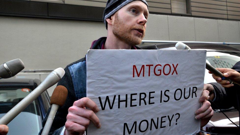 Mt Gox protest