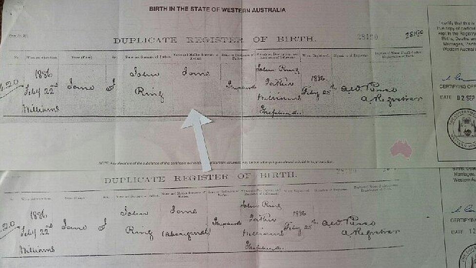 Comparison of birth certificates