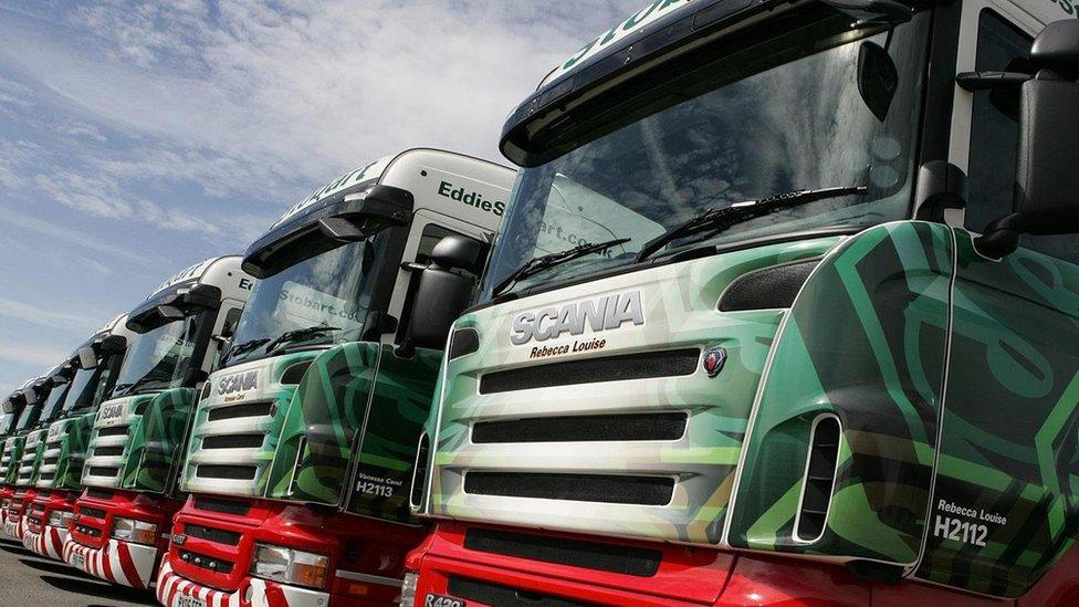 Eddie Stobart lorries