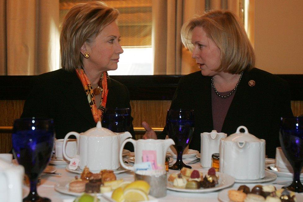 Gillibrand and Clinton