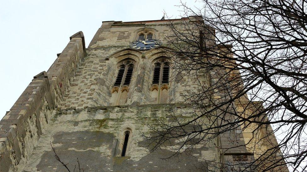 The bell tower of St Mary's Church, Ashwell