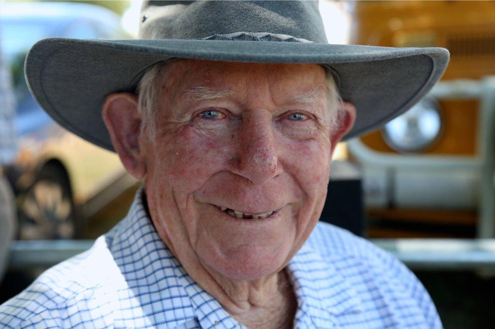 John Larken, retired sheep shearer