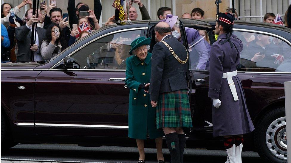 Queen at Holyrood