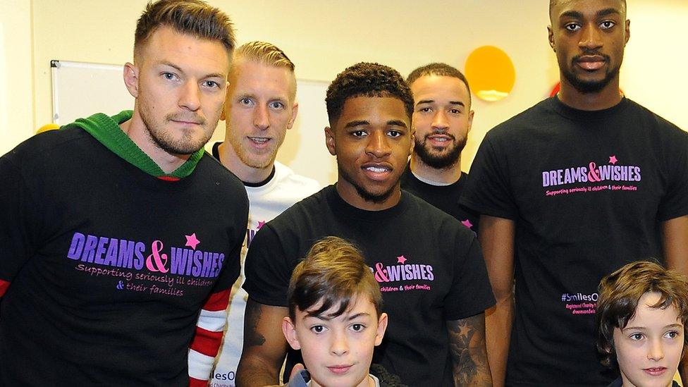 The players joined he Dreams & Wishes charity as they visit ill children across south east Wales to distribute donated presents. Bluebirds' winger Craig Noone said: "It’s important to the players and the club to give something back and provide positivity to our young fans, many of whom are facing tough times."