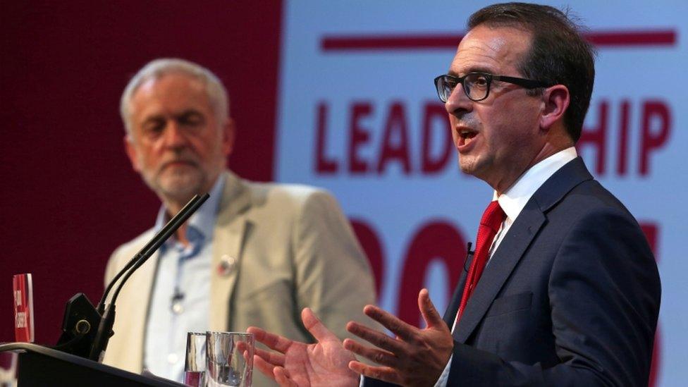 Jeremy Corbyn and Owen Smith