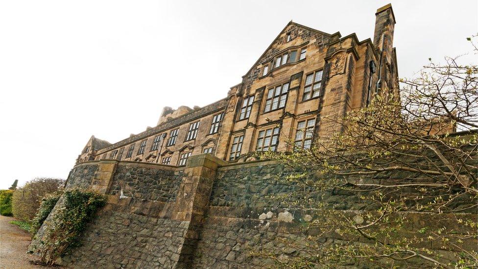 Bangor University main arts old college building