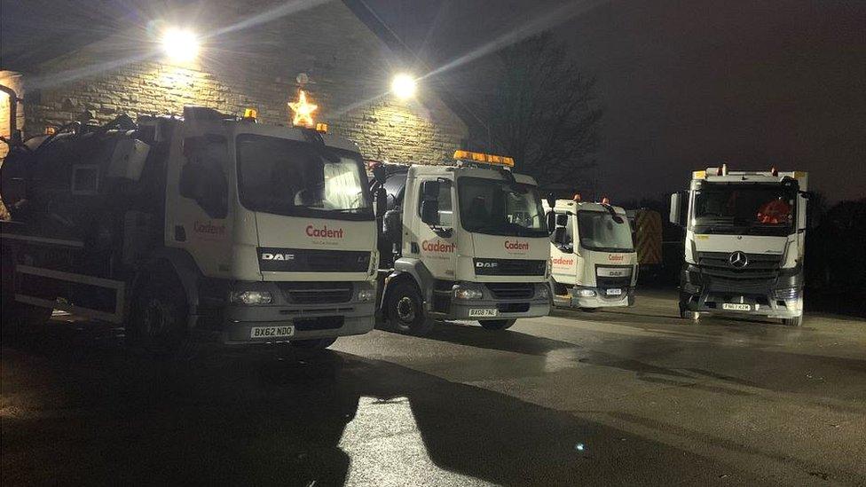 Water tankers in Stannington