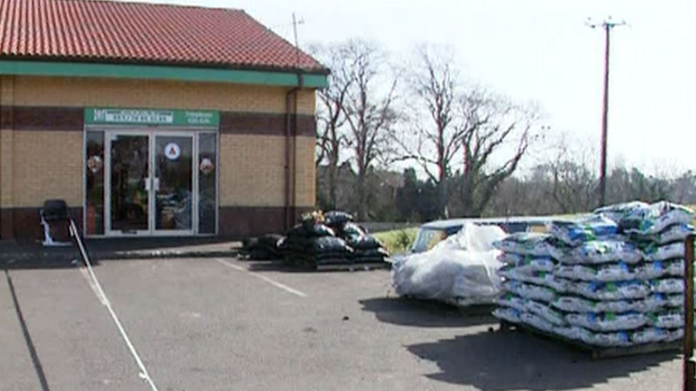 A coal supply business within the Dairy Farm shopping complex close to Twinbrook where Damein Walsh was killed