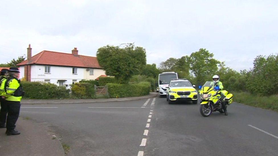 Jury bus arrives in Aylesham