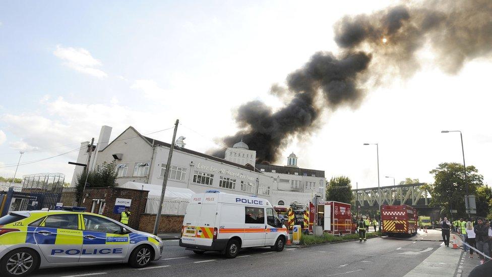 Mosque fire