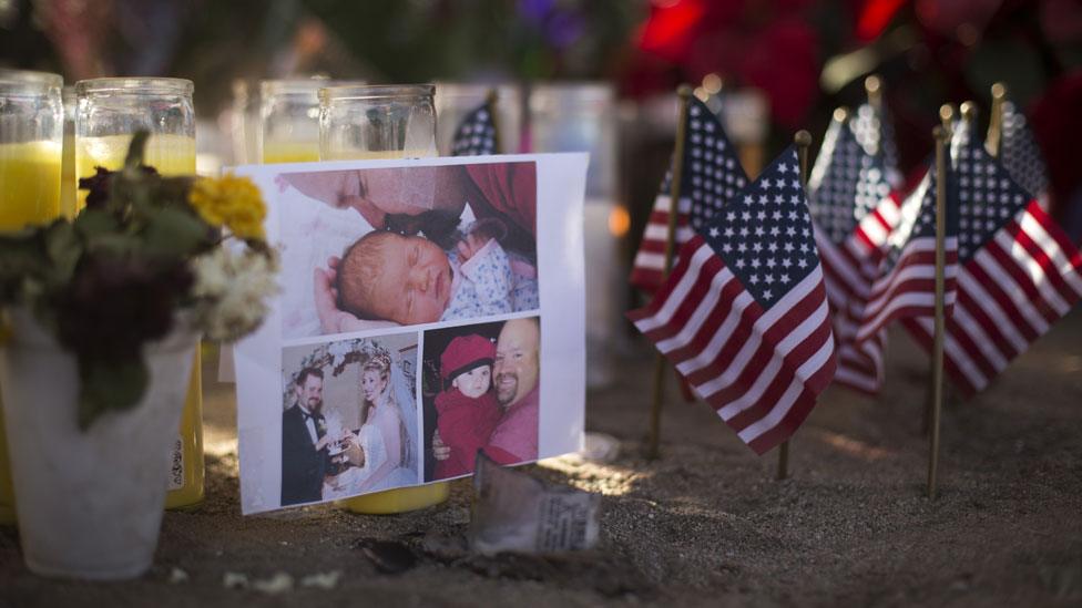 Memorial in San Bernardino