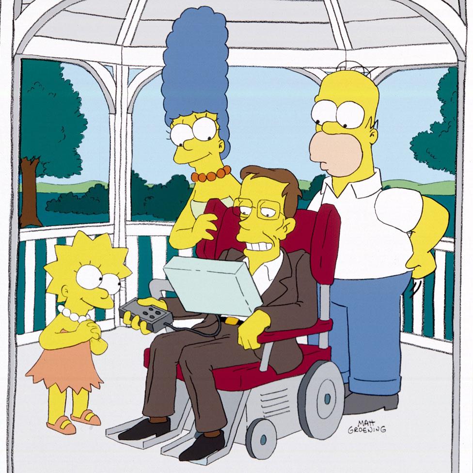 Stephen Hawking on The Simpsons