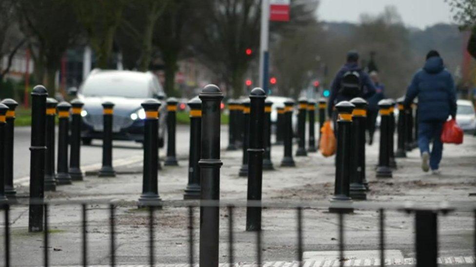 Bollards in Birmingham