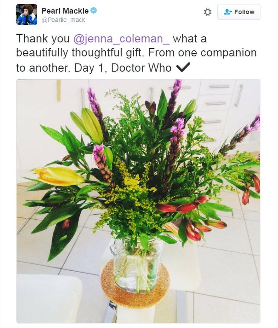 Pearl Mackie's tweet