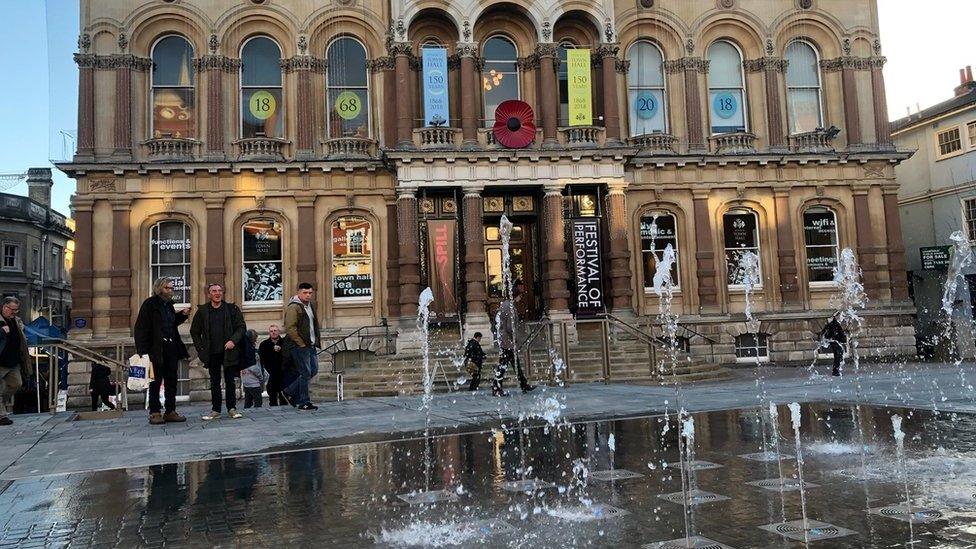 Fountains at Ipswich Cornhill