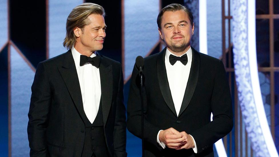 Brad Pitt and Leonardo DiCaprio